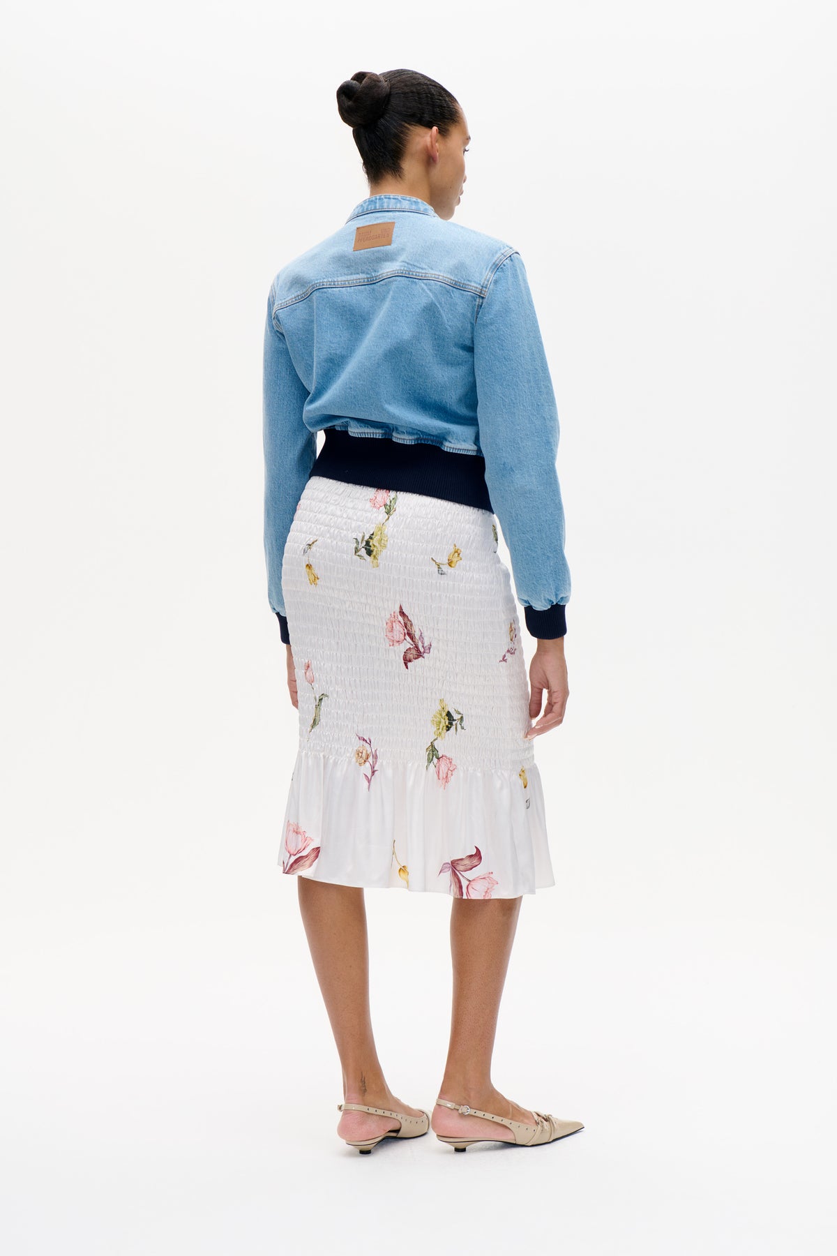 SABELLE SKIRT | Coconut Cream Tulips