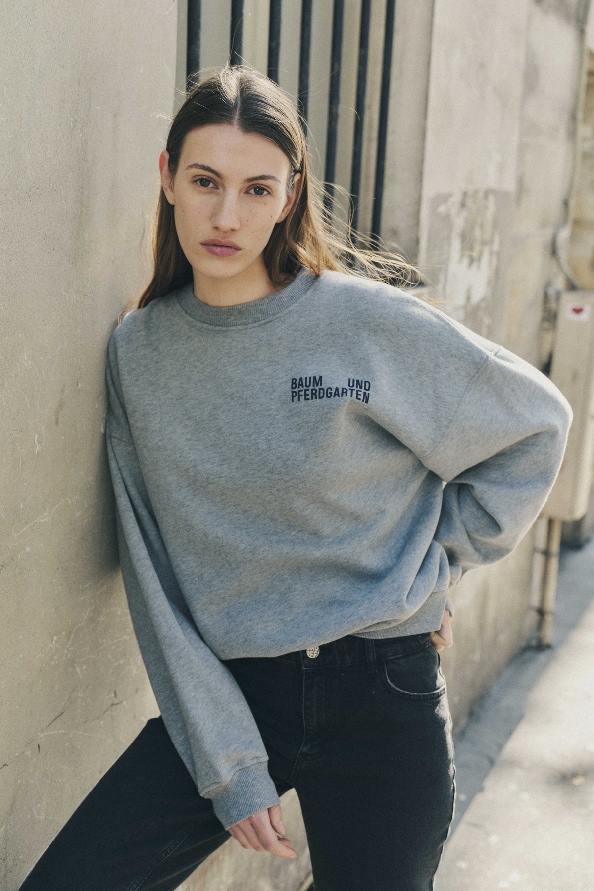 JULLE TOP | Grey Melange