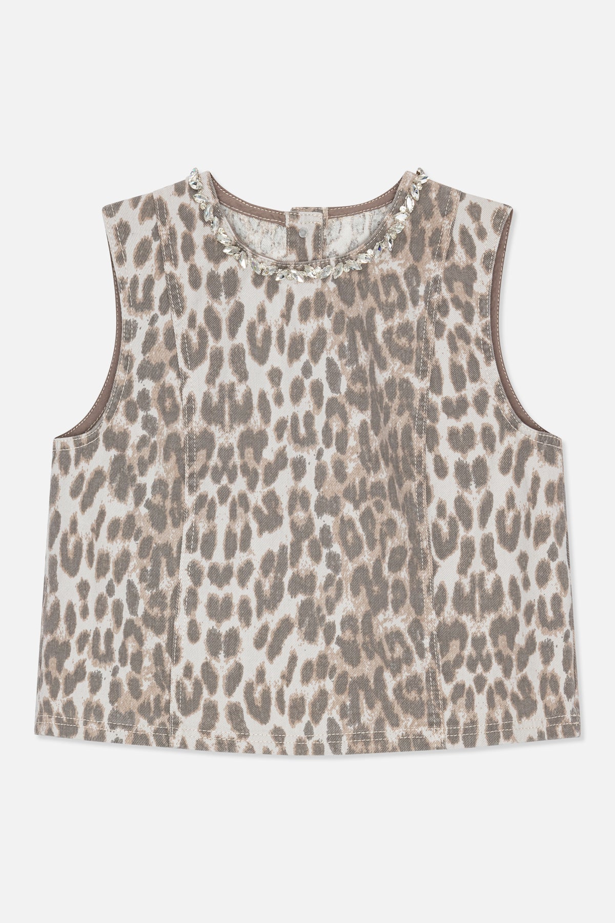 MEDINE TOP | Leopard Corduroy Mix